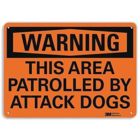 LYLE U6-1238-RA_14X10 SECURITY SIGN 10 IN H X 14 IN W ENGLISH