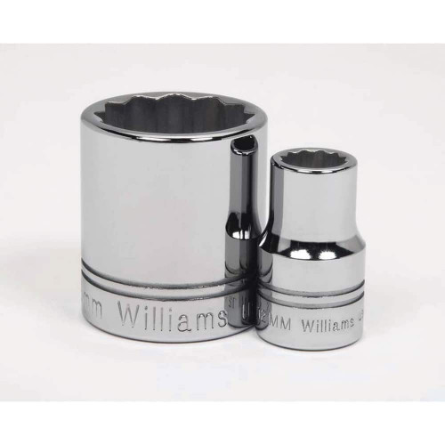 WILLIAMS STM-1226 1/2  DR. STD SKT, 12-PT, 26MM           