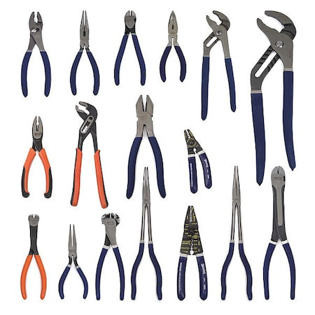 WILLIAMS PLS-17 17 PC COMBINATION PLIER SET             