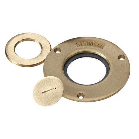 HUBBELL S5012 BRASS CROWN PLUG 3/4 IN THREADED