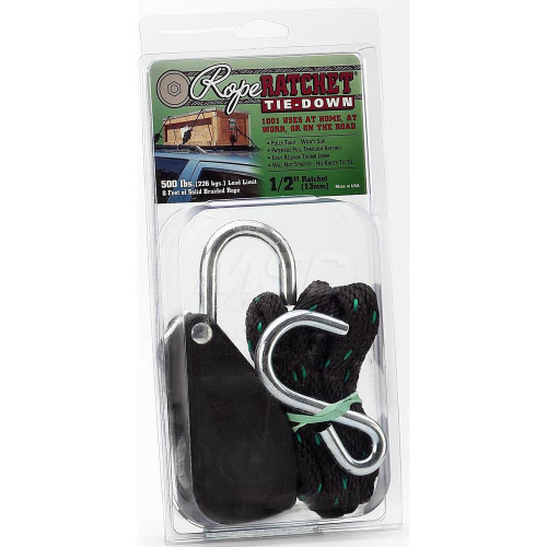 ROPE RATCHET 10030 ROPE RATCHET,HOOK,8 FT.L,POLYPROPYLENE