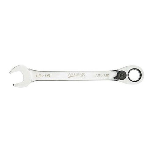 WILLIAMS 1228RC 7/8 RATCHETING COMBO WRENCH             