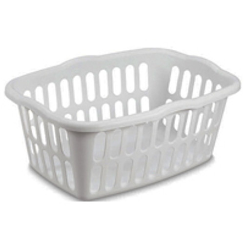 STERILITE CORP 12458012 BASKET LAUNDRY WHITE 1.5 BU   