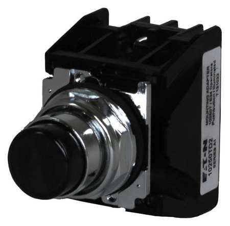EATON 10250T709B PUSH BUTTON WITH CONTACTS BLACK EXTENDED