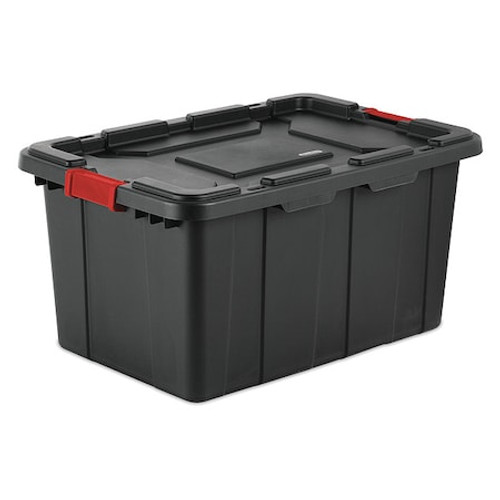 STERILITE CORP 14669004 TOTE INDUSTRIAL BLACK 27 GAL  