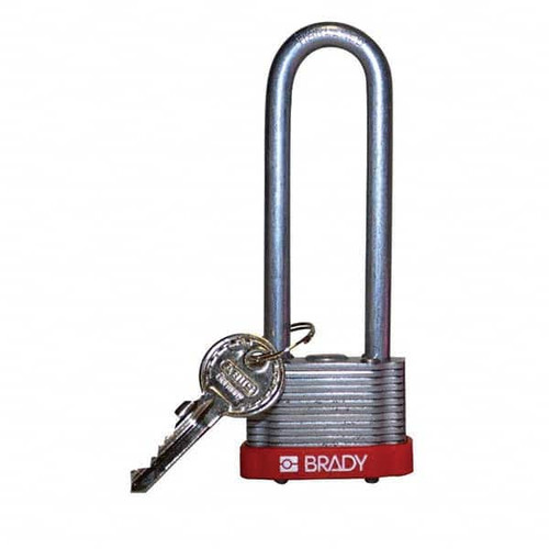 BRADY SPC ABSORBENTS 123244 KEYED PADLOCK DIFFERENT 1-5/16 W
