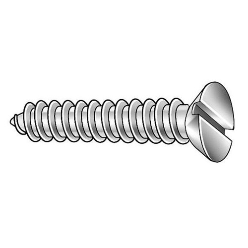 GRAINGER GLOBAL SOURCING 2WE55 METAL SCREW #12 1 1/2 IN L PK100
