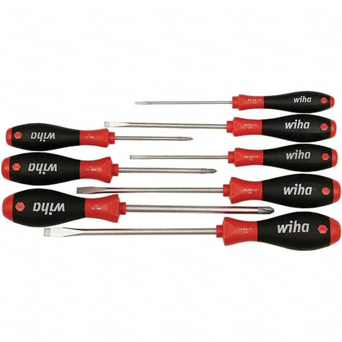 WIHA TOOLS 30298 8 PIECE SLOTTED & PHILLIPS SCREWDRIVER S