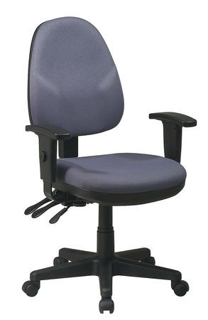 OFFICE STAR 36427-226 ERGONOMIC OFFICE CHAIR FABRIC GRAY