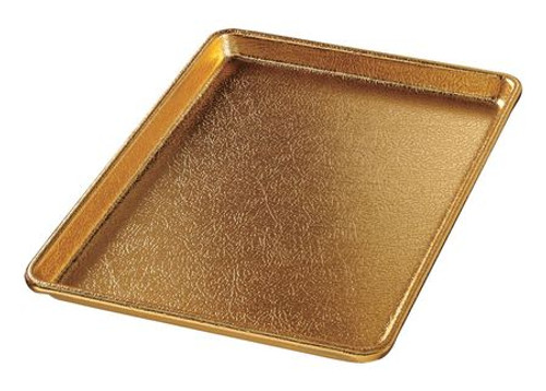 CHICAGO METALLIC 40940 PAN DISPLAY 9-1/2X13" GOLD ANODIZED