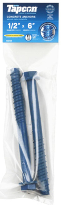 ITW GLOBAL BRANDS 50426 2PK1/2X6 HEX ANCHOR ITW GLOBAL BRANDS 50426 2PK1/2X6 HEX ANCHOR