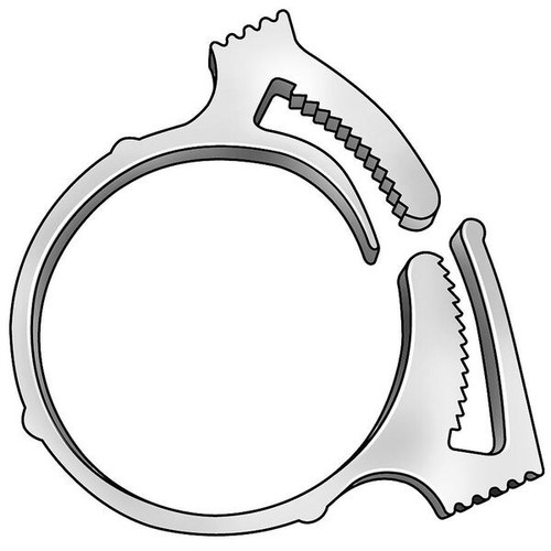 GRAINGER GLOBAL SOURCING 22HSC0280 HOSE CLAMP NYLON MAX 1.296 IN PK10