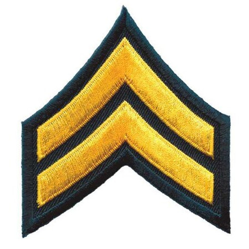 HEROS PRIDE 5403C EMBRDRD PATCH CPL SUMMER GOLD ON BLCK PR