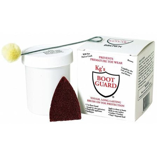 KG'S BOOT GUARD 4.5 OZ BROWN BRUSH-ON BOOT GUARD 4.5 OZ.