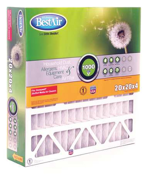 BESTAIR PRO 5-2020-8-2 AIR CLEANER FILTER 20X20X5 MERV8 PK2