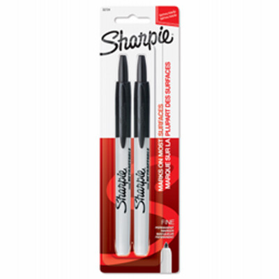 SANFORD CORPORATION 32724PP SHARPIE RETRACTABLE FINEPOINT BLACK