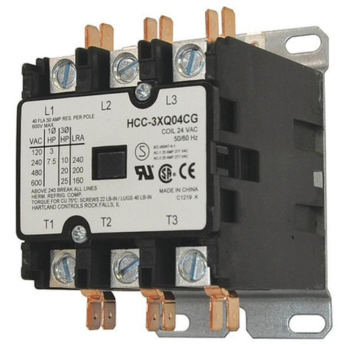 FOSTORIA 58027036 CONTACTOR 480V 50A 24V FES-15