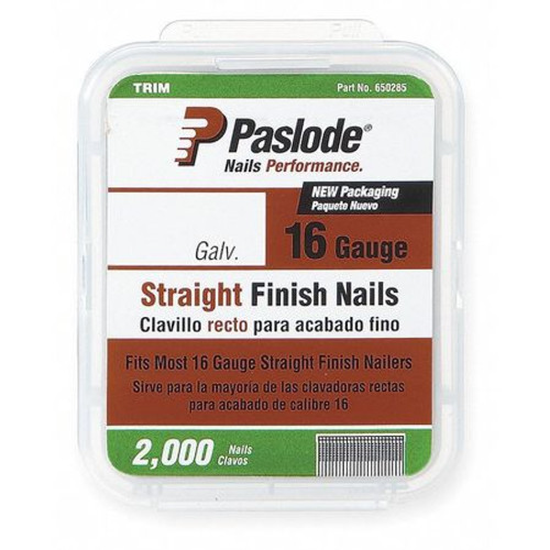 PASLODE 650287 STRAIGHT NAIL, 2-1/2-IN., 16-GAUGE, 2,00