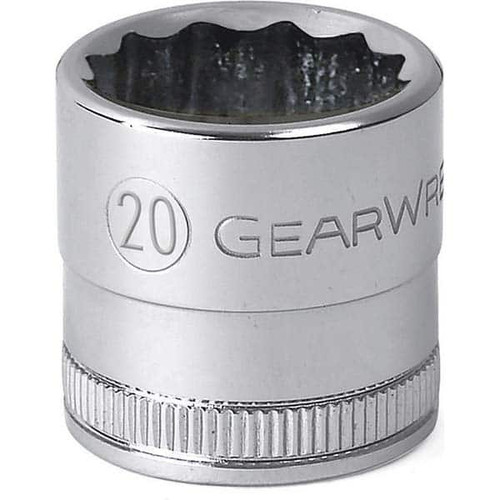 GEARWRENCH 80753 1/2" DRIVE 12 POINT STANDARD METRIC SOCK