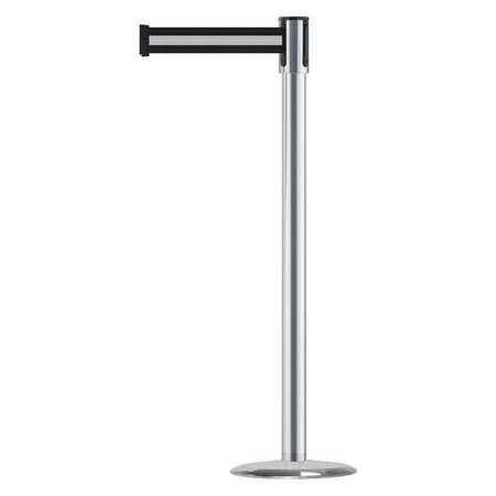 TENSABARRIER 890U-1S-1S-1S-STD-NO-S3X-C BARRIER POST WITH BELT POLISHED SATIN