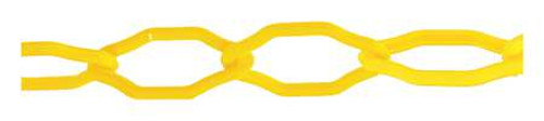 MR. CHAIN 53002-50 PLASTIC CHAIN 2IN X 50 FT. YELLOW
