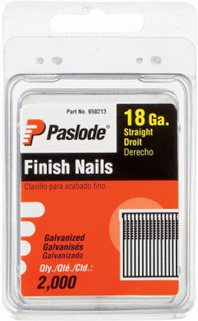 PASLODE 650214 BRAD NAIL, GALVANIZED, 18-GAUGE, 1.5-IN.