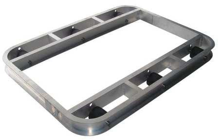 GRAINGER GLOBAL SOURCING 48J116 PALLET DOLLY CAP 8000 LB 36X42 ALUMINUM