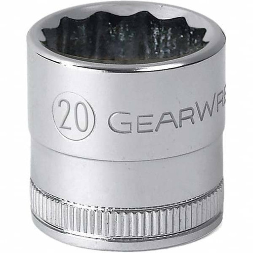 GEARWRENCH 80754 1/2" DRIVE 12 POINT STANDARD METRIC SOCK