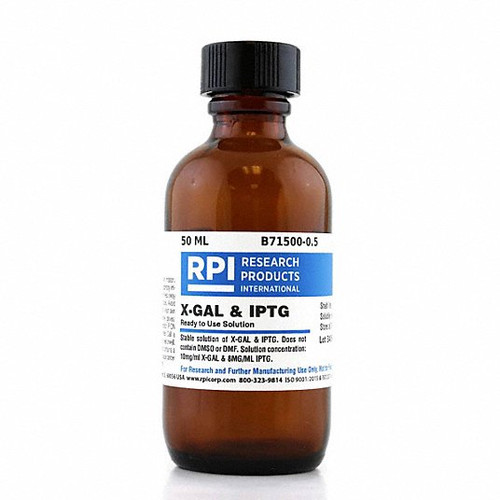 RPI B71500-0.5 X-GAL AND IPTG RTU SOLUTION 500MG