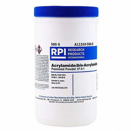 RPI A11310-500.0 ACRYLAMIDE/BIS-ACRYL 37.5 1 POWDER 500G