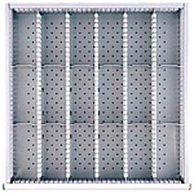 LISTA DR518-150 SC DRAWER LAYOUT, 18 COMPARTMENTS 3.5"W 