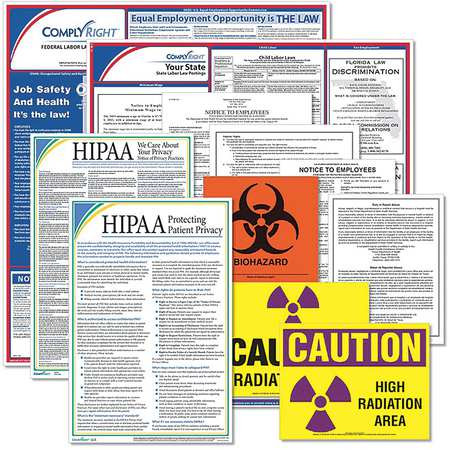 COMPLYRIGHT EHTNU LABOR LAW POSTER,HEALTHCARE LABOR LAW,TN