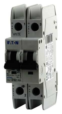 EATON FAZ-C10/2-NA IEC MINI CIRCUIT BREAKER,10A,2P,277/480V