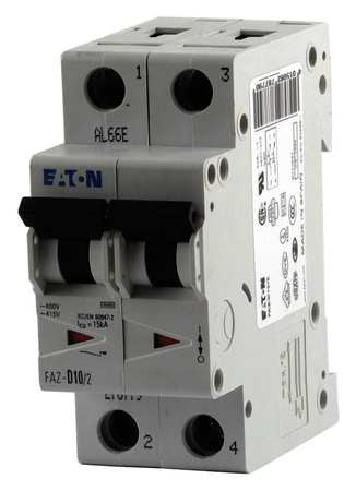 EATON FAZ-D10/2 SUPPLEMENTARY PROTECTOR 10A 2P 480VAC