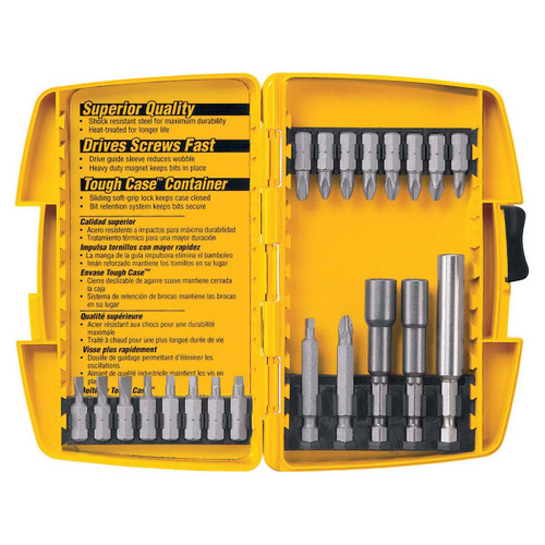 DEWALT TOOLS DW2161 21PC SCREWDRIVER BIT SET      