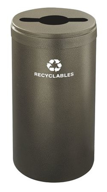 GLARO INC. M-1542BV-BV-R RECYCLING CONTAINER BROWN 23 GAL.