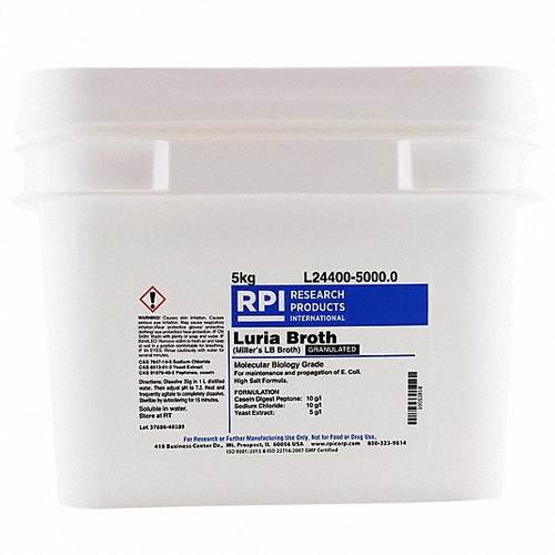 RPI L24400-5000.0 LURIA BROTH GRANULATED (MILLERS LB) 5KG