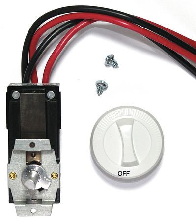 CADET CTT2W COMPAK DP BUILT-IN STAT KIT 22 AMP WHT