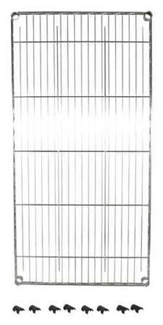 GRAINGER GLOBAL SOURCING MHL2436CG SHELVING LIGHT CHROME 24X36