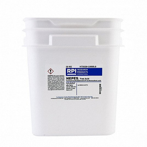 RPI H75030-10000.0 HEPES FREE ACID 10KG