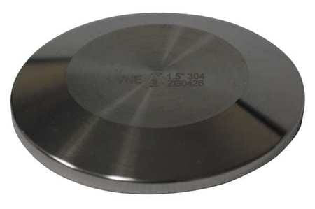 VNE EG16A-6L.75 SOLID END CAP T316L SS