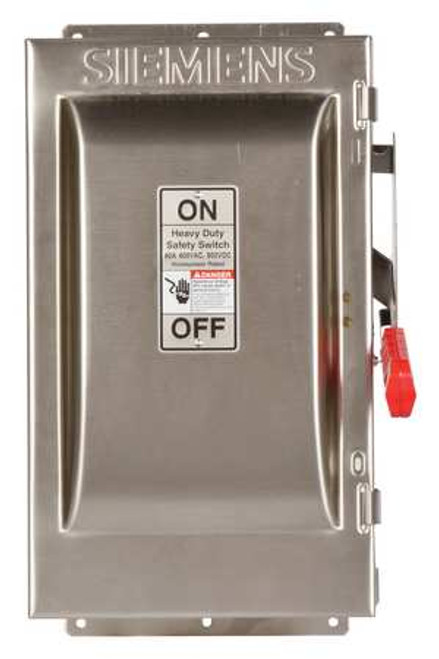 SIEMENS HF362S SAFETY SWITCH FUSIBLE 60A 600VAC 3PH