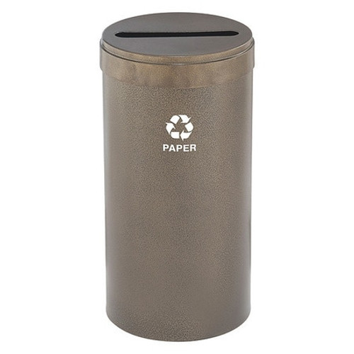 GLARO INC. P-1542BV-BV-P STNARY RCYCLING CNTAINR PAPER ONLY 23GAL