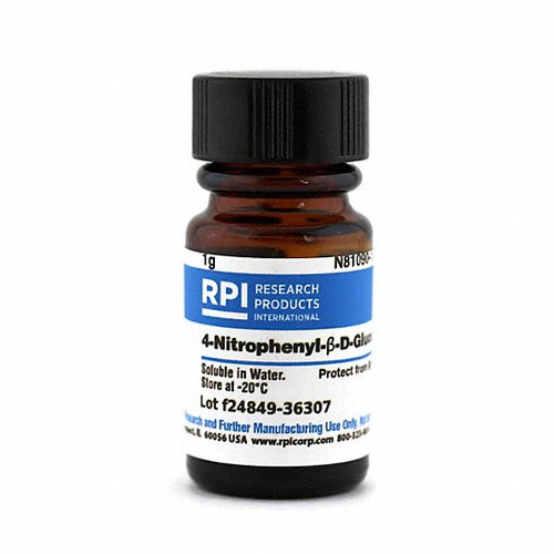 RPI N81090-1.0 4-NITROPHENYL-B-D-GLUCOPYRANOSIDE 1G