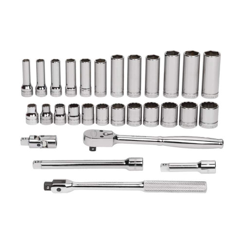 WILLIAMS MSB-29F 3/8 DR SKT/TOOL SET,12-PT,29-P          
