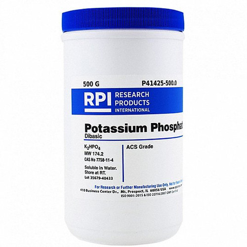 RPI P41425-500.0 POTASSIUM PHOSPHATE DIBASIC 500G