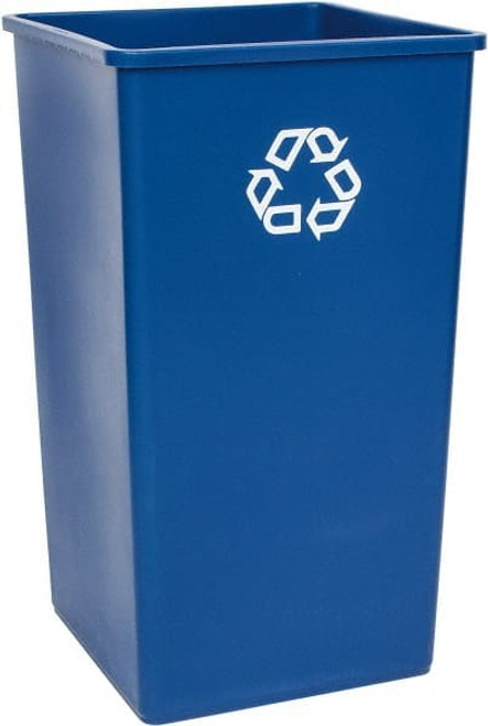 RUBBERMAID COMMERCIAL PRODUCTS FG395973BLUE SQ RECYCLING CONR 50 GAL