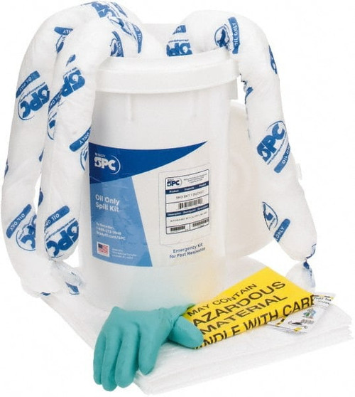 BRADY SPC ABSORBENTS SKO-BKT 6 GAL CAPACITY OIL ONLY SPILL KIT