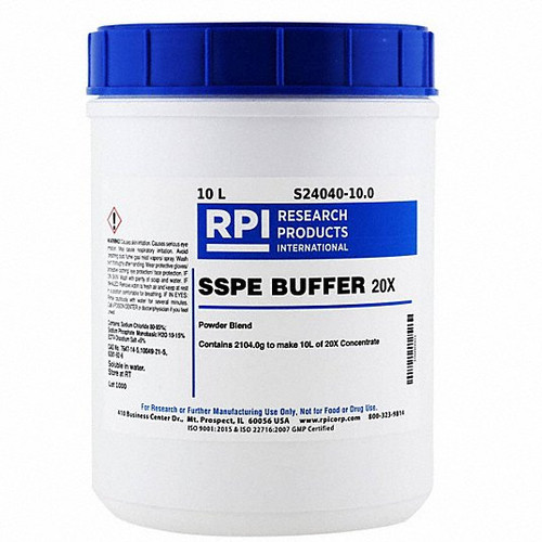 RPI S24040-10.0 SSPE BUFFER 20X SOLUTION 10L