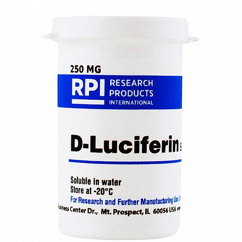 RPI L37080-0.25 D-LUCIFERIN SODIUM SALT 250MG